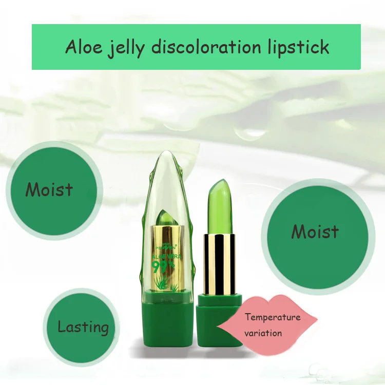 Модная Помада для губ Волшебная меняющая цветную температуру меняющая цвет алоэ увлажняющая Антивозрастная помада