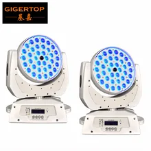 2 XLOT горячий дешевый движущаяся головка 36 шт. 10 Вт RGBW 4в1 светодиодный промывочный зум свет белый корпус 360 Вт светодиодный движущаяся головка зум DMX 14 каналов