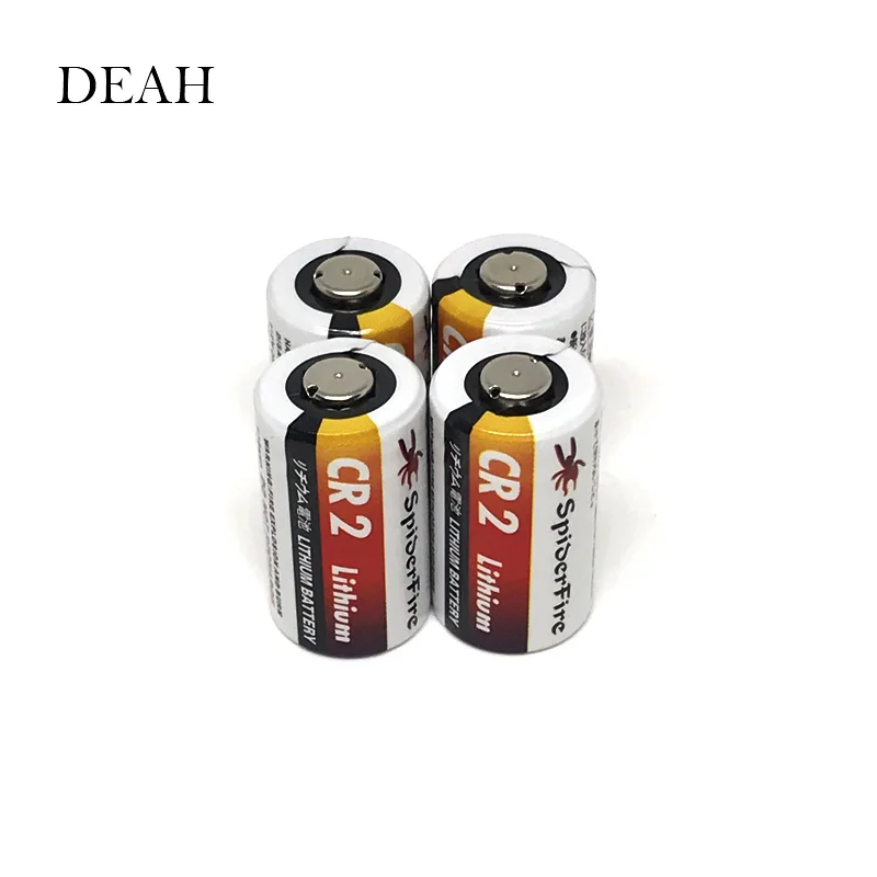

4x 3V 850mah CR2 CR15H270 CR15266 lithium battery for flashlight Headlamp alarm system Positioning instrument rangefinder CR2