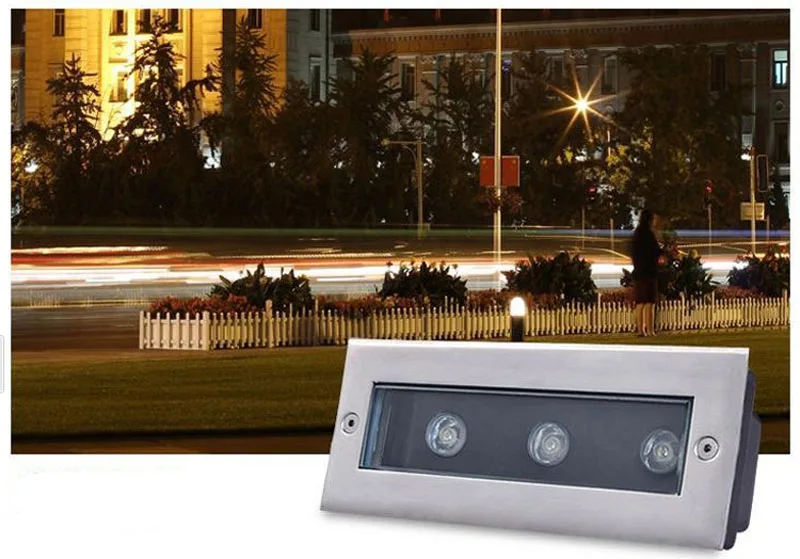 2 шт./лот 18 Вт теплый белый/RGB/Led напольная лампа высокой мощности подземный