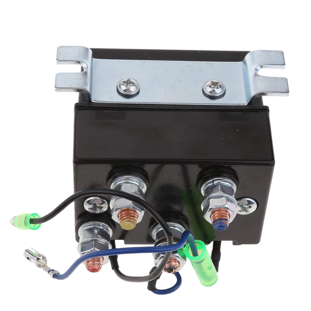 Replacement 12V 200A Solenoid Relay Contactor Winch Switch For ATV Corrosion resistant High Quality