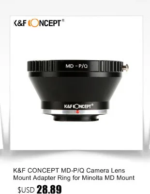 K& F CONCEPT FD-M4/3 Камера Крепление-адаптер для объектива для монтаж Canon FD объектив Olympus M43 E-P1/E-P2/E-PL1 для Panasonnic G1/G2/GF1/GH1/GH2