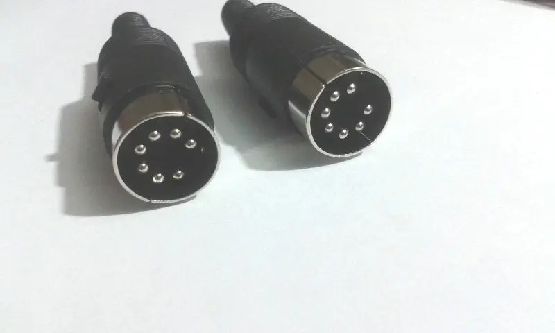 10 шт. разъем для разъема DIN 7 Pin с пластиковой ручкой|pin pin|pin plugpin din |