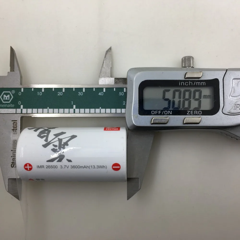  2PCS IMR 26500 3.7V 3600mAh Lipo Battery for Zhiyun Crane / Crane M Stabilizer Gimbal Spare Parts A