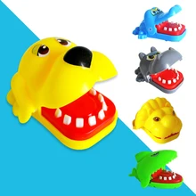 Забавные игрушки для детей крокодила/акула/Собачий рот кусающий