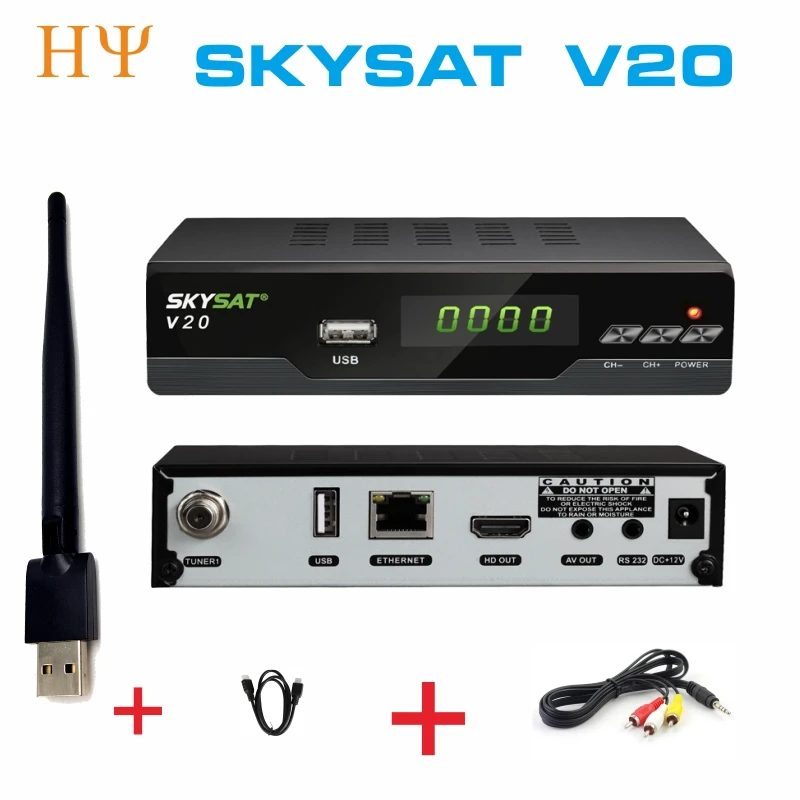 2PCS/LOT SKYSAT V20 DVB-S2 Satellite Receiver H.265 HEVC LAN Support CCCam Newcamd Mgcam IPTV M3u Youtube Autoroll Powervu Biss 2PCS/LOT SKYSAT V20 DVB-S2 Satellite Receiver H.265 HEVC LAN Support CCCam Newcamd Mgcam IPTV M3u Youtube Autoroll Powervu Biss