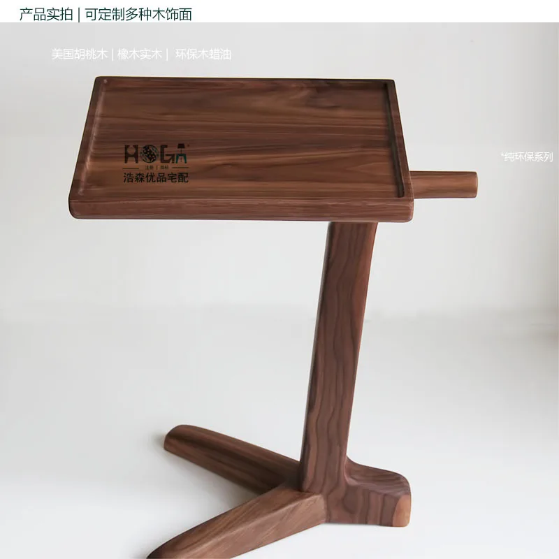 Direct Genuine Walnut Solid Wood Side Table Small Coffee Sofa Direct Genuine Walnut Solid Wood Side Table Small Coffee Sofa Corner A Few Scandinavian Minimalist Modern Designer Furnitu In Mage Tables From