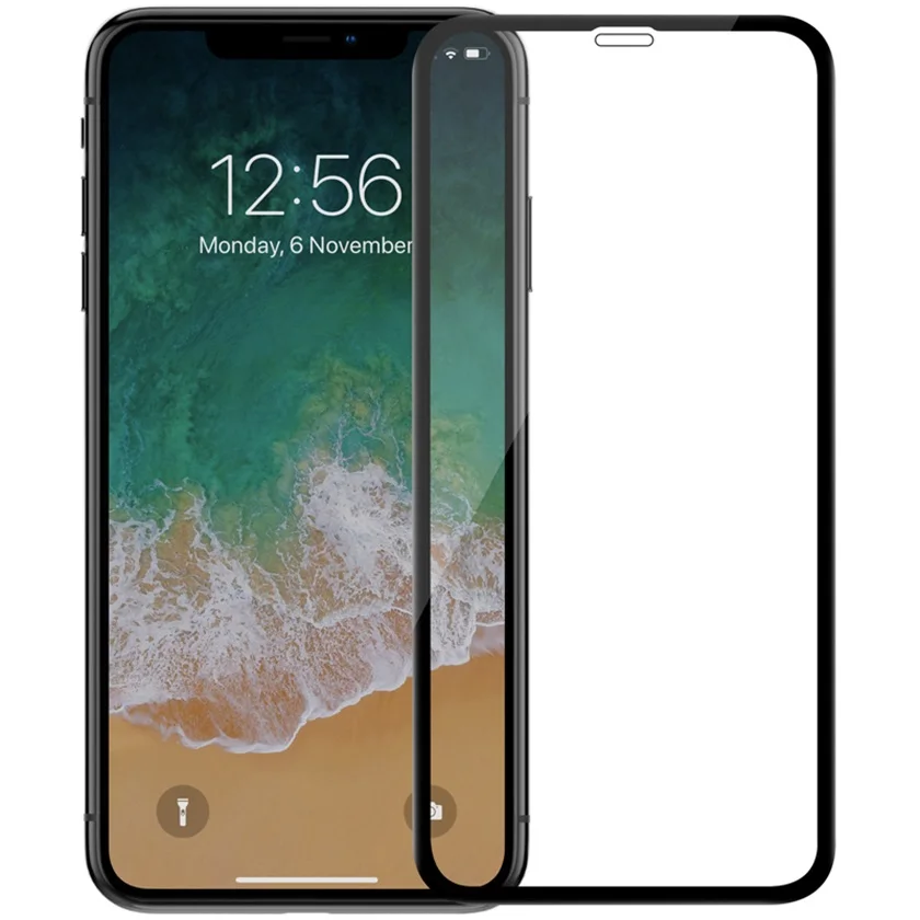 3D закаленное стекло для iPhone XS MAX полное покрытие 9H защитная пленка Защита экрана XR