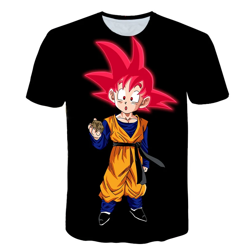 Новинка 2019 (BZPOVB) Футболка мужская одежда серия Dragon Ball с короткими рукавами и