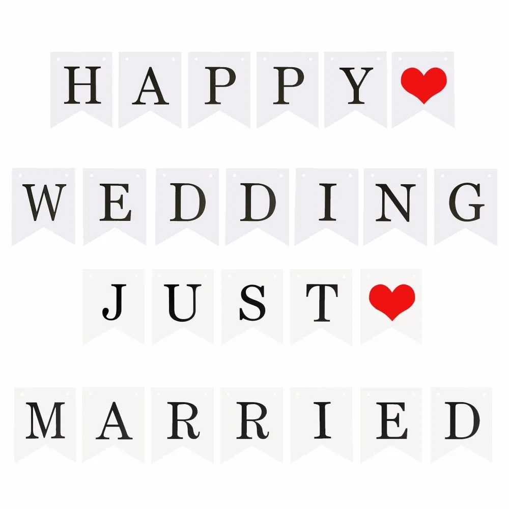 JUST MARRIEDHAPPY WEDDING