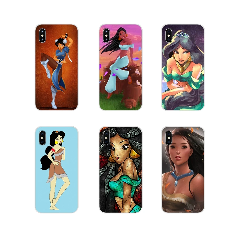 

Jasmine And Pocahontas Soft Transparent Shell Cases For Samsung Galaxy S3 S4 S5 Mini S6 S7 Edge S8 S9 S10 Lite Plus Note 4 5 8 9