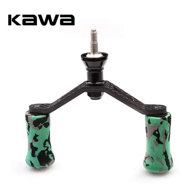 Best Offers Kawa Fishing Reel Handle Carbon Fiber Double Handles with Eva Knob, Suit for Shimano Reel, Fishing Reel Tackle Accessory Best Offers Kawa Fishing Reel Handle Carbon Fiber Double Handles with Eva Knob, Suit for Shimano Reel, Fishing Reel Tackle Accessory
