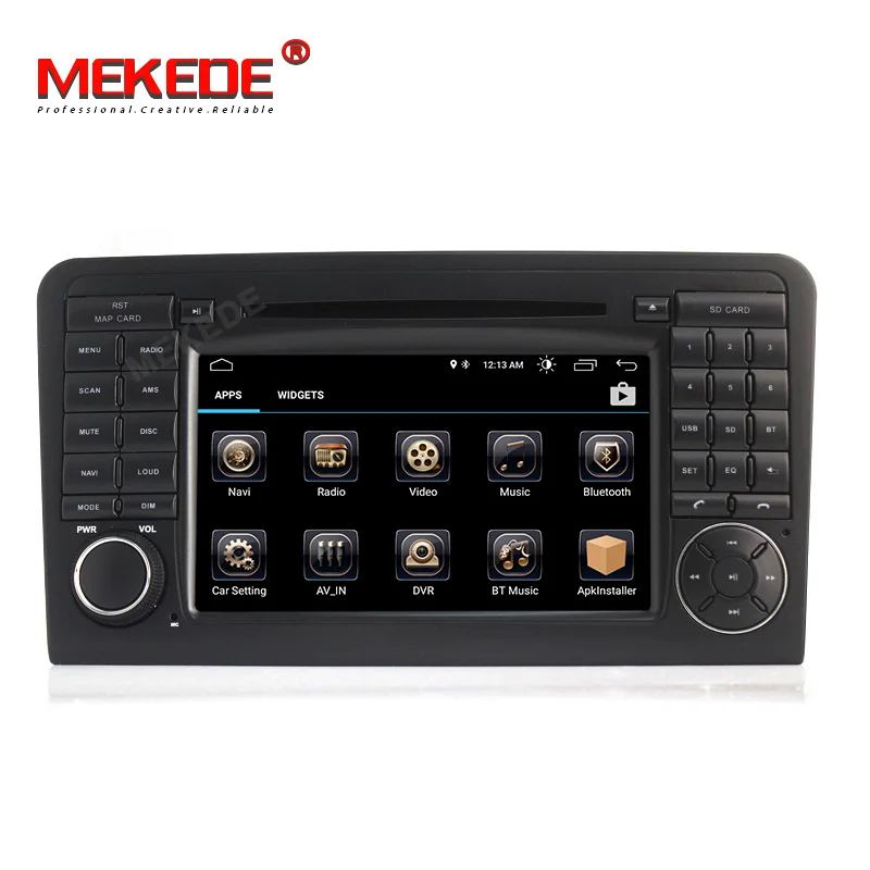 HD 2DIN 1024x600 Android 8,1 Автомобильный DVD плеер для Mercedes Benz класс GL ml W164 ML350 ML500 X164 GL320 GPS стерео радио