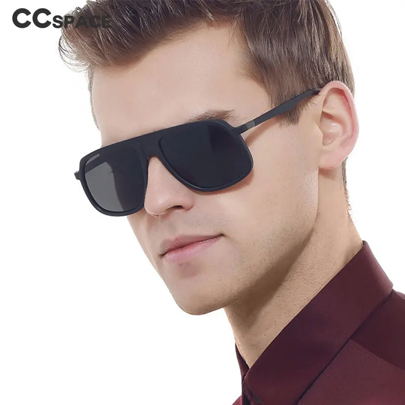 

TR90 Polarized Light Matte Sunglasses Men Women Fashion Shades UV400 Vintage Glasses 45868