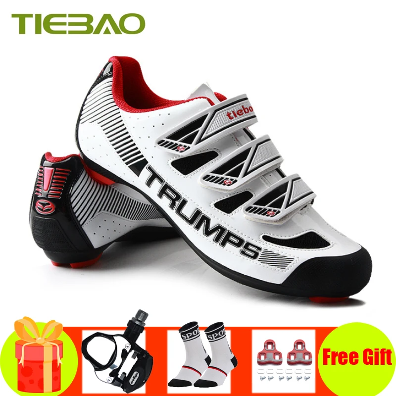 Tiebao pro обувь для велоспорта sapatilha ciclismo SPD-SL педали самоблокирующиеся дышащие кроссовки суперзвезды спортивная обувь для шоссейного