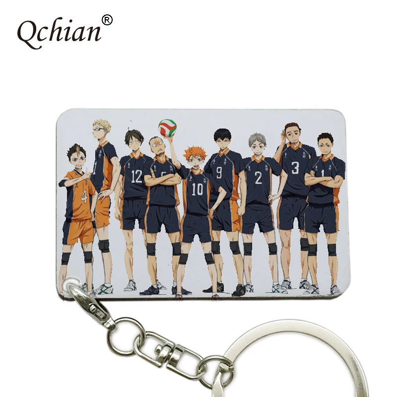 Аниме Haikyuu! Декоративная подвеска для ключей серия с цветным изображением