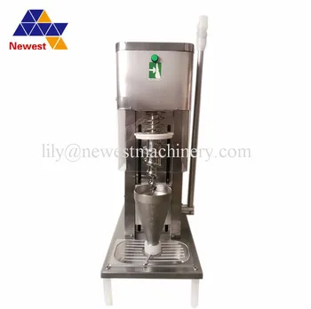 

High quality fruit ice cream machine semi-auto fruit ice cream blending machine