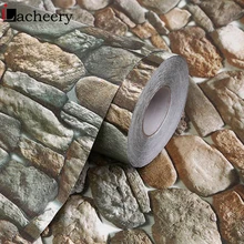 Vinyl Wallpaper 3D Brick Stone Modern Retro Restaurant Living Room Decor Wall Stickers Peel and Stick Waterproof Wallpaper Roll beibehang wallpaper modern stone brick wallpaper brick wall background wall wallpaper for living room vinyl 3d wallpaper roll