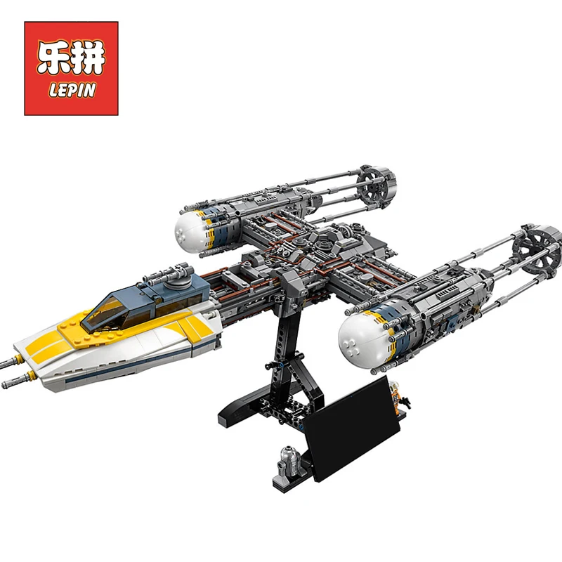 

Lepin Starwars 05040 the Y-wing Attack Starfighter Model Building Kits Star Series War 10134 Blocks Bricks Kids Birthday Gift