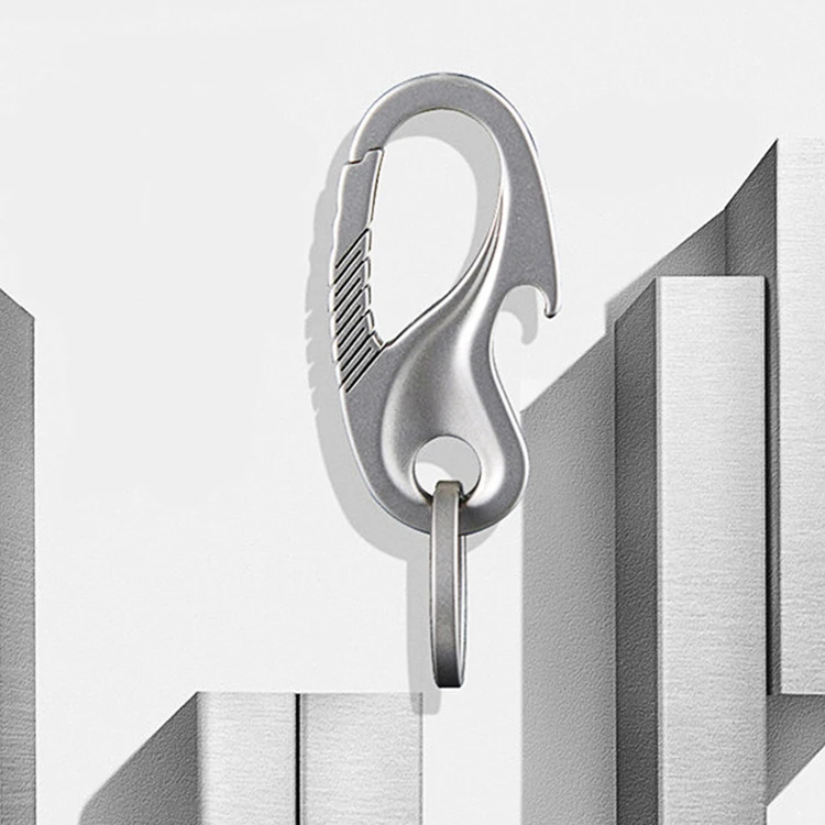 

Luxury Titanium Men Car Key Chain Creative Shape Tai Chi Super Titanium Keychain for Key Rings Holder EDC Tool Best Gifts