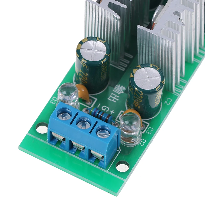 Отличное качество DC 18 ~ 35 В LM7815 + LM7915 +-15 в двойной напряжение Регулятор выпрямителя мост питание модуль