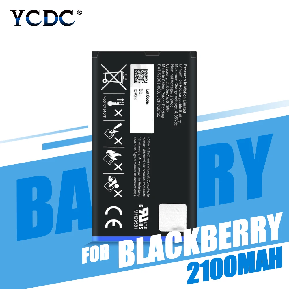 

NX1 2100mAh Lithium Battery BAT-52961-003 N-X1 NX-1 For Blackberry Q10 / Q10 LTE / Q10 LTE SQN100-1 Mobile Phone Cellphone