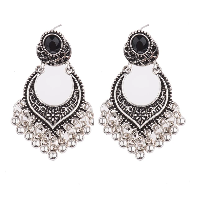 Indian Style Water Drop Alloy Earrings