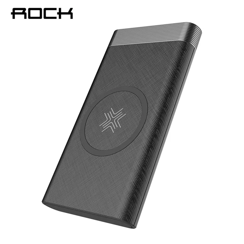 ROCK 10000mah QI Wireless Charger Power Bank External Battery Built-in Powerbank Portable Charger for Samsung S9 S8 ROCK 10000mah QI Wireless Charger Power Bank External Battery Built-in Powerbank Portable Charger for Samsung S9 S8