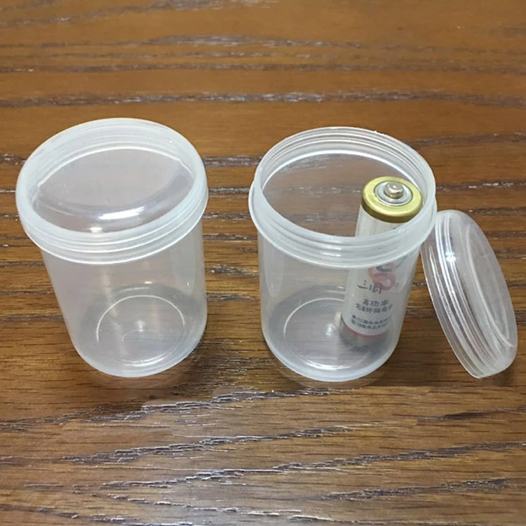 

10pcs screw-top round transparent plastic box 50ml PP box product packaging Container Box
