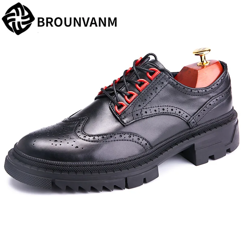 Mens Shoes Genuine Leather Retro British mens luxury shoes men designer shoes Lace-Up Business Men Shoes Men Dress cowhide Mens Shoes Genuine Leather Retro British mens luxury shoes men designer shoes Lace-Up Business Men Shoes Men Dress cowhide