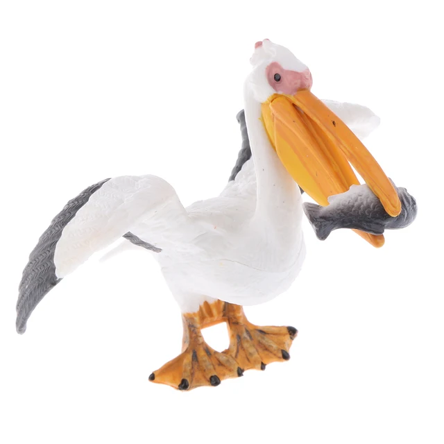 Realistic PVC Animal Bird Model Figurine Action Figures Playset Kids Educational Toy Collectibles –Pelecanus 4