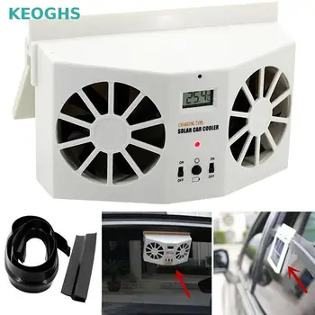 

2020 New Solar Powered Car Window Air Vent Ventilator Mini Air Conditioner Cool Fan New Fashion Car-styling Car Accessories