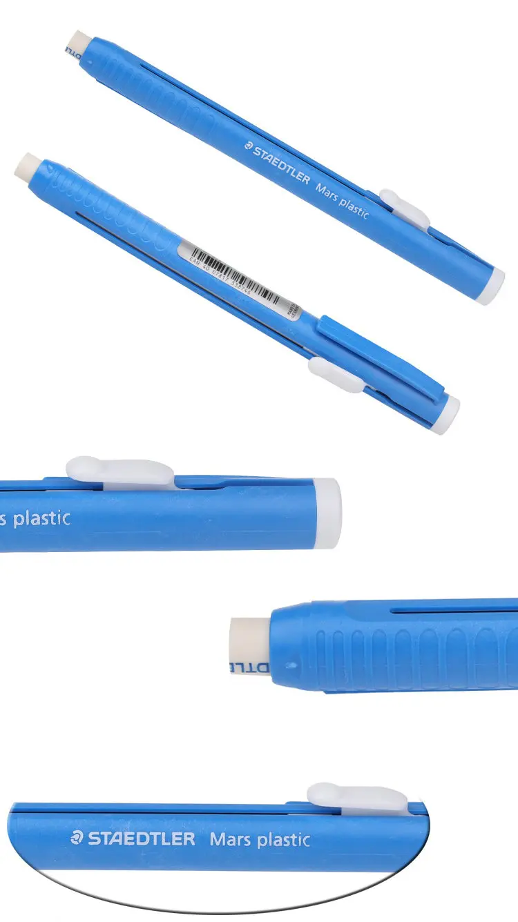 Staedtler 528 Mars пластиковый карандаш свинцовый резиновый ластик выдвижной синий