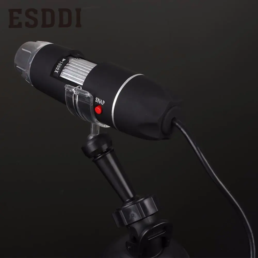 Esddi 1000X8 LED USB цифровой микроскоп зум 2MP эндоскоп PC камера видео лупа образование