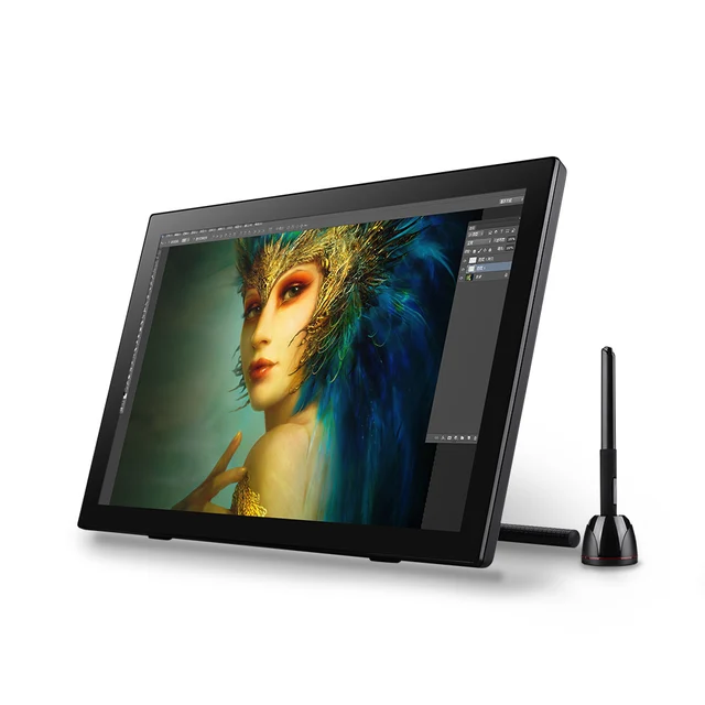 Best Price Parblo Coast22 21.5 Inch Graphics Tablet Monitor IPS LCD Screen Cordless and Battery-free Pen with Adjustable Stand