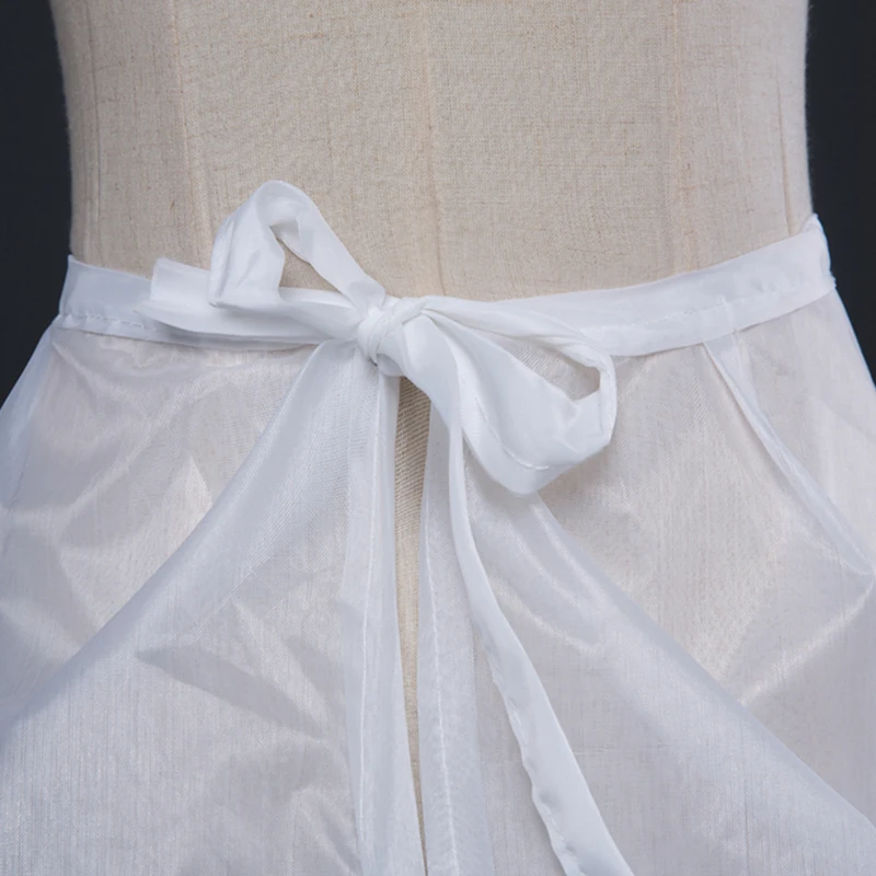 White A-line Long Petticoats For Flower Girl Dresses 3 Hoops Underskirt For Children Tutu Skirts 2019 Petticoats Kids crinoline