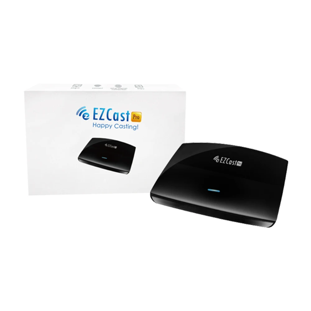 EZCast PRO Wireless Presentation LAN High Speed HDMI/VGA 1080P Display TV BOX Support AirPlay MiraCast WiFi 4 in 1 Split Screen