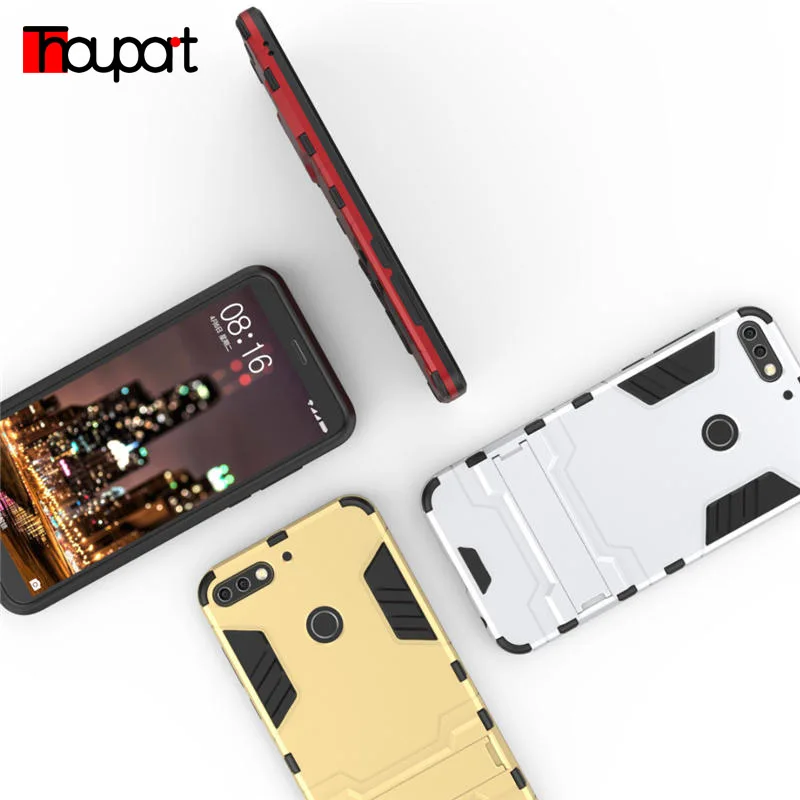 Чехол Thouport для Huawei Y6 Prime 2018 силиконовый Жесткий чехол 5 7 &quot(Honor 7A Pro) гибридный