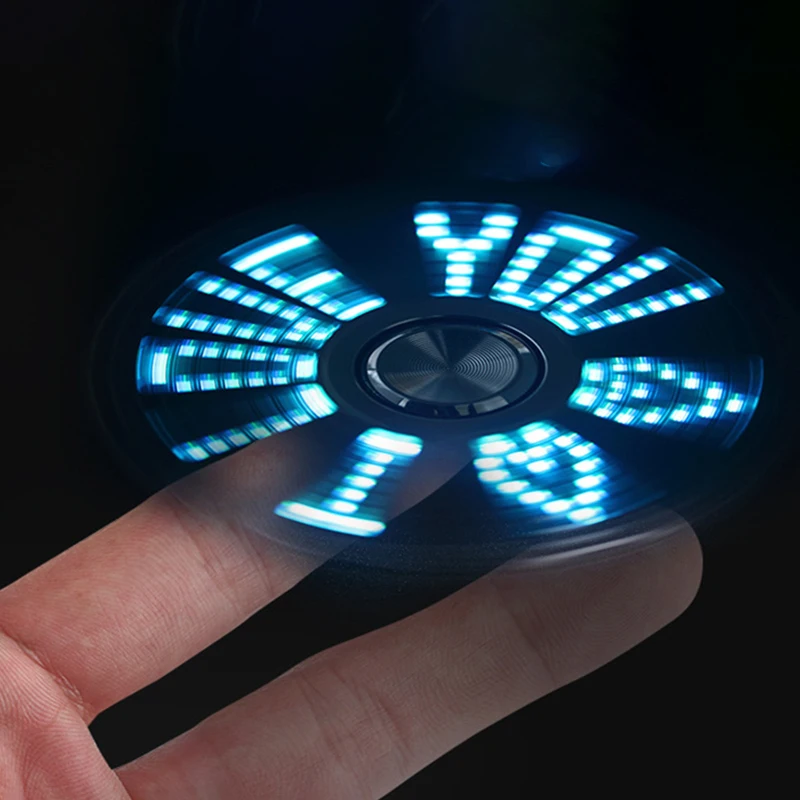 Новинка ручной Спиннер электронная usb Зажигалка двойная дуговая металлическая цигаратта плазменная зарядка через usb перезаряжаемая ветростройкая Зажигалка для мужчин и детей