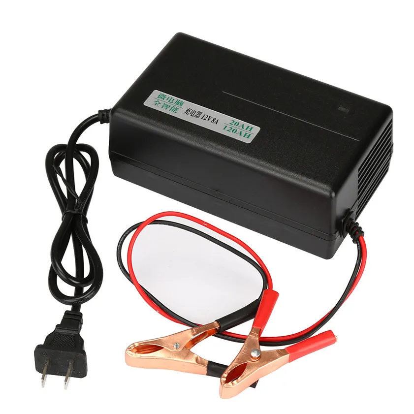 High Quality New 12V 8A Smart Fast Lead acid font b Battery b font Charger for