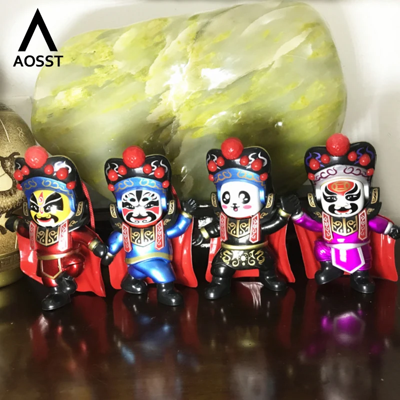 Кукла AOSST Panda с коробкой для смены лица китайская Волшебная традиционная