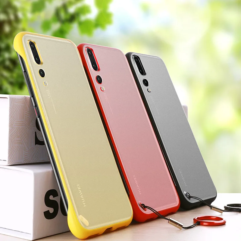 

Ultra-thin Frameless Phone Case For Huawei P20 P30 Mate 20 10 Pro 20X Honor 20 Pro Nova 4 5 3 3i 2s Back Cover Shockproof Matte