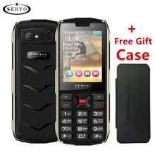 Servo h8 handy 2,8 zoll 4 sim-karte 4 standby bluetooth taschenlampe gprs 3000 mah energienbank telefon russische sprache tastatur