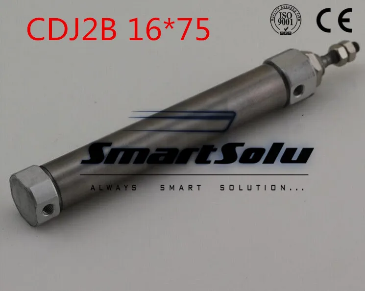 

Free Shipping Type Air Cylinder CDJ2B 16mm Bore 75mm Stroke Pneumatic Mini Cylinders 16mm-75mm
