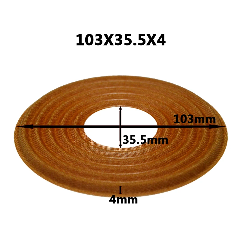 2 шт 102x25,5/103x25,5/103x35,5/105x25,5 мм эластичный волновой громкий динамик сабвуфер низкочастотный динамик с басами спикер Ремонт паук демпфер