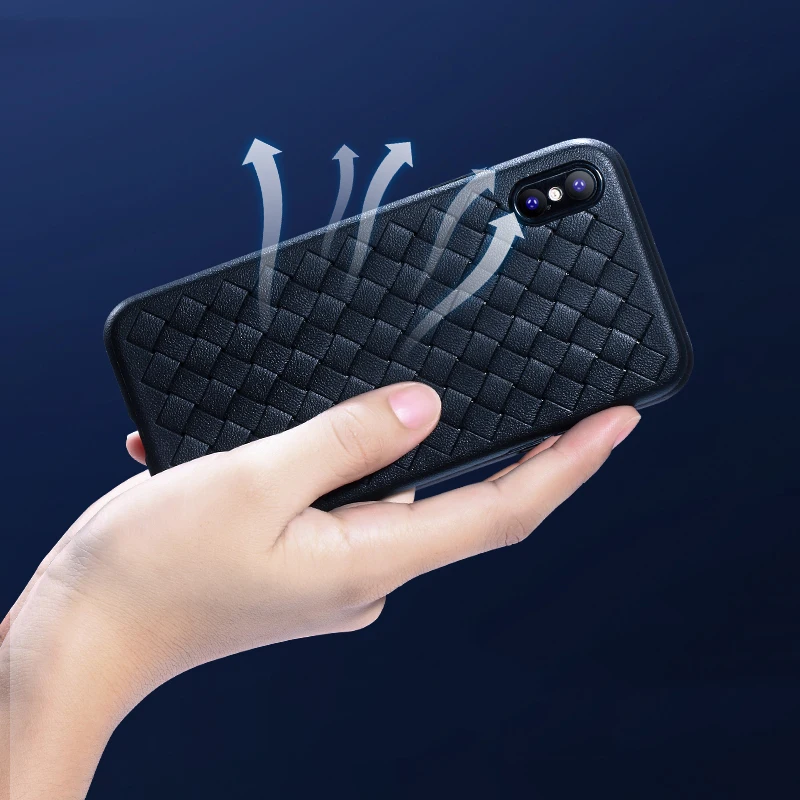 

Grid Soft Phone Cases For iPhone 7 8 6 6s Plus Ultra Slim Silicone Simple All inclusive Protective Cover For iPhone X XR XS MAX