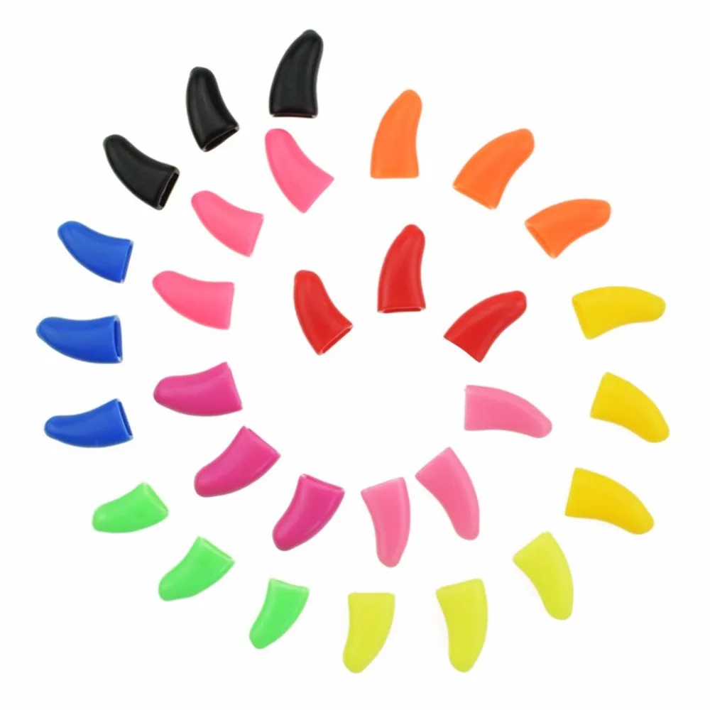 20Pcs Dog Anti scratch Nail Caps Soft Silicone Paw Nail Cover Nail