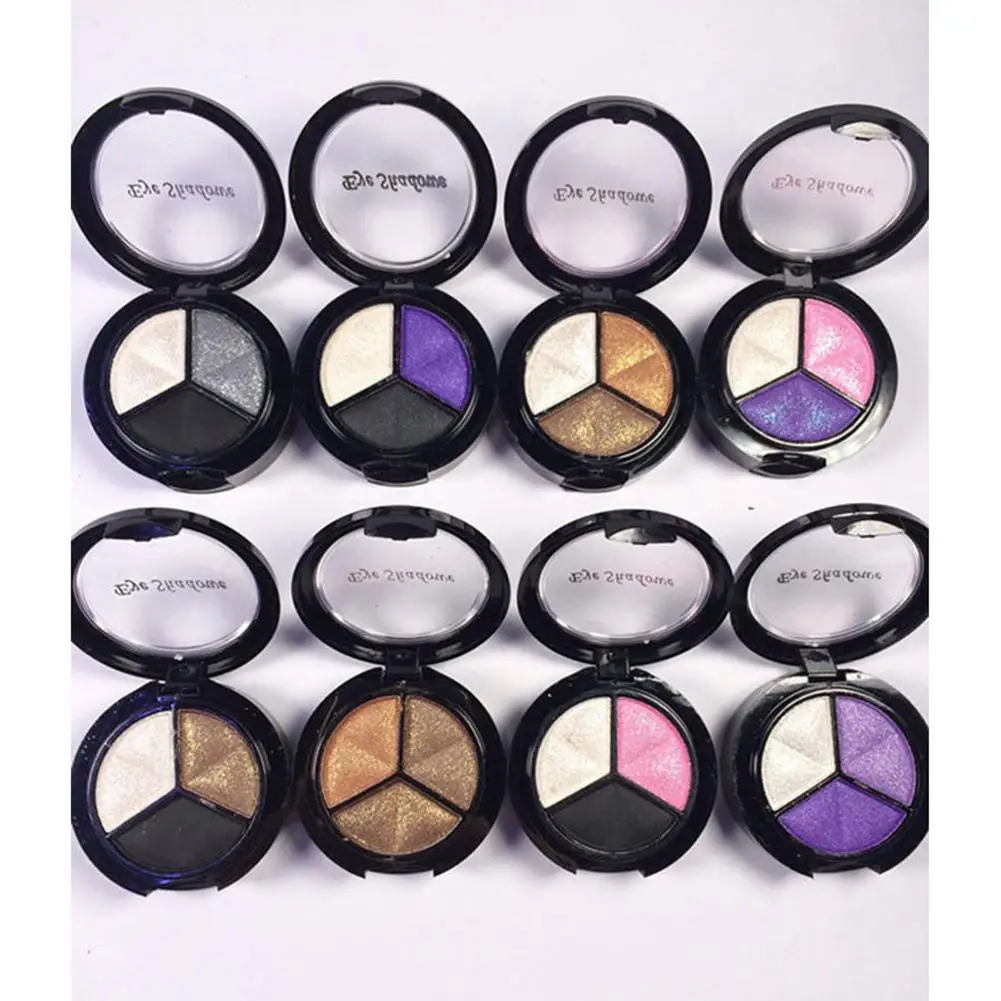 

3 Colors Women Makeup New Eyeshadow Natural Eye Shadow Professional Cosmetic Eyeshadow Palette Make Up Beauty Tool