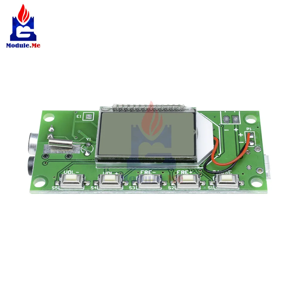 

New 87-108MHz DSP & PLL Digital Wireless Microphone Stereo Audio FM Receiver Module Diy Kit Electronic PCB Board Module