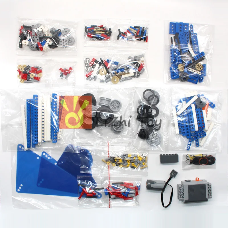 

MOC Compatible with LEGOes 9686 particle building blocks wedo educational institutions stem robot science power technology set